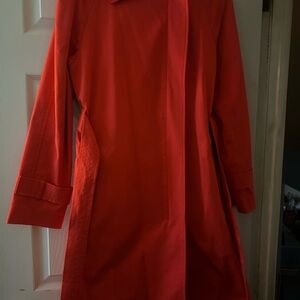 Women's Red Trench Coat